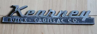 Vintage Kearney Buick Cadillac Kearney  Nebraska  Car Dealer Emblem Script • $20.29