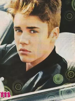 Justin Bieber Magazine Pinup Clipping Teen Idols Bop J-14 Pop Star Pix Car • $3.50