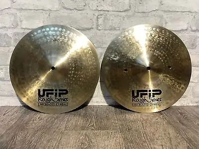 UFIP Rough Series Hi Hats 13”/33cm Hi Hat Cymbals (Pair) Drum Accessory #FM1 • $223.95