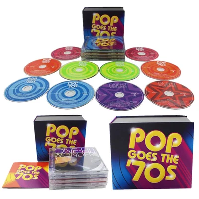 £37.98 • Buy Pop Goes The 70s Box Various Artist 10 CD Time Life New Box Set Music Albums