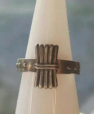 Camp Fire Girls Estate Vintage Sterling Ring  Size 4.5 • $25