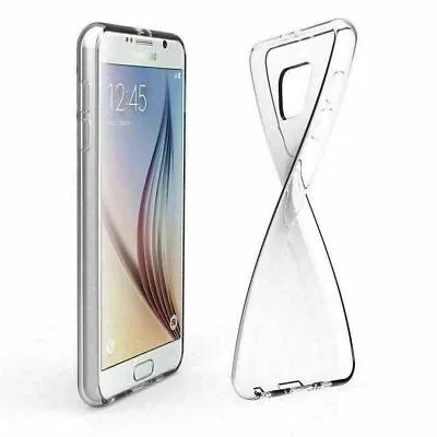 Soft Clear Ultra Thin Gel Skin TPU Silicone Back Case Cover Samsung Galaxy Note • £1.95