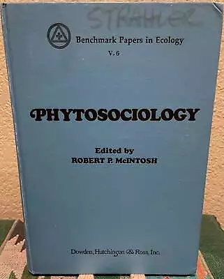 Robert P McIntosh / Phytosociology 1978 5th Edition • $13.20