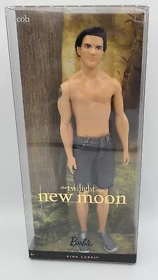 Jacob The Twilight Saga New Moon Barbie Collector Doll Pink Label Mattel NOS • $18.99