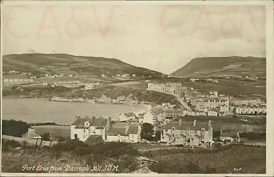 Isle Of Man IOM Port Erin From Darragh Mill 1920 Real Photo PJP • £5.60