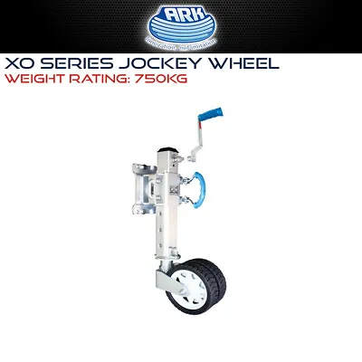 Ark XO Jockey Wheel 750 Extreme Off Road Heavy Duty Swivel Clamp Caravan Trailer • $334.99