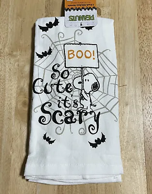 PEANUTS Halloween Kitchen Hand Towel Set 2 Pack Snoopy • $14.95