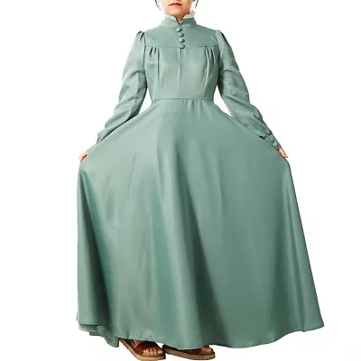 Maid Dress Victorian Women Long Dress Housekeeper Dress Halloween Cosplay Dress • $36.25