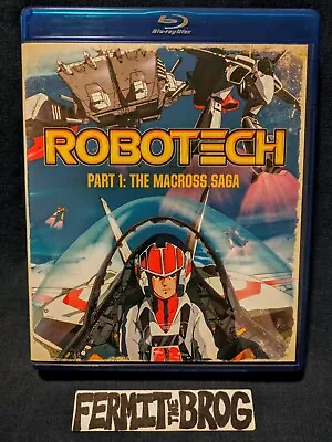 ROBOTECH: PART 1: THE MACROSS SAGA Blu-ray 5 Discs 36 Episodes English 1985 2021 • $1.25