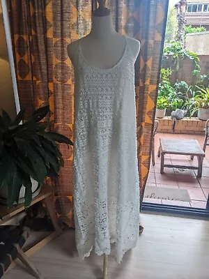 City Chic White Lace Halter Dress Size 14 • $40