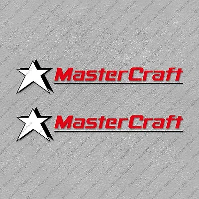 MASTER CRAFT BOAT DECALS STICKERS Set Of 2 30  LONG • $49.95