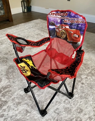 $8.99 • Buy Lightening McQueen Dragon Folding Chair, Disney Pixar Cars For Kids