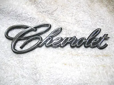 Vintage Collectible CHEVROLET Chrome Script Emblem-350-305-Pick Up-Blazer-Nova! • $16.95