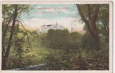 Lambton Castle Durham Postcard B606 • £2