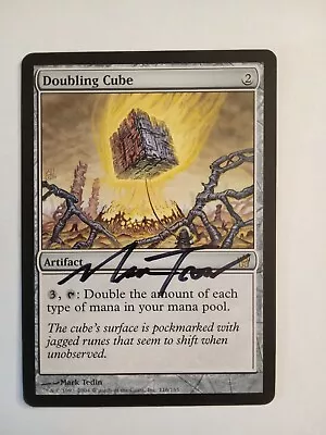 Magic The Gathering - 1x Signed Doubling Cube (mtg) Fifth Dawn NM/LP • $19.99