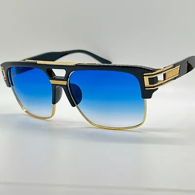 Designer Men Sunglasses Fashion Square Gold Hip Hop Model New Style 2023 Shades • $12.99