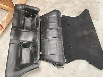 Black Leather Rear Seat Set With Carpet LHD RHD  Mazda RX7 FC3S 86-91 • $449