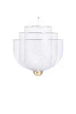 Moooi Designer Pendant Light Fixture - The Meshmatics Steel By Rick Tegelaar • $2500