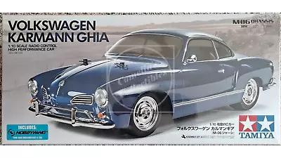 Tamiya 1/10 VW Karmann Ghia M-06L Chassis 2WD W/ Motor & ESC #58677-60A • $163.99