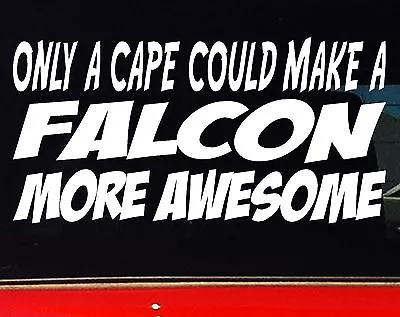 $6.90 • Buy FALCON Gt Ute Accessories Funny Car Stickers CAPE 200mm For Ford 