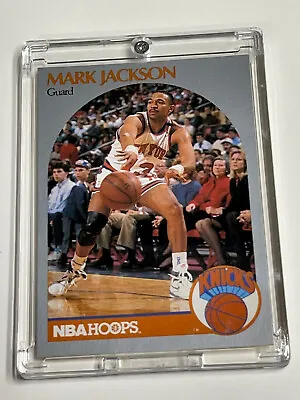 MENENDEZ BROTHERS ROOKIE CARD - MARK JACKSON 1990-91 Hoops Basketball Card #205  • $28.20