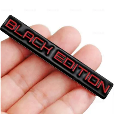 3D Black Edition Metal Emblem Badge Trunk Fender Decal Car Stickers Accessories • $5.65