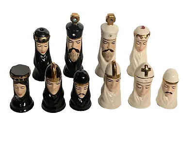 Vintage Duncan Chess Pieces Medieval Signed • $10