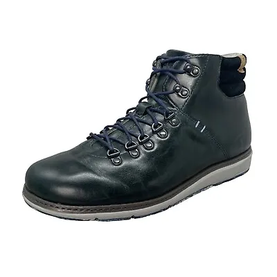 Jambu Hiking Boots Men's Leather Blue Ankle  Cushion Collar Lace Up Size 9M • $34.99