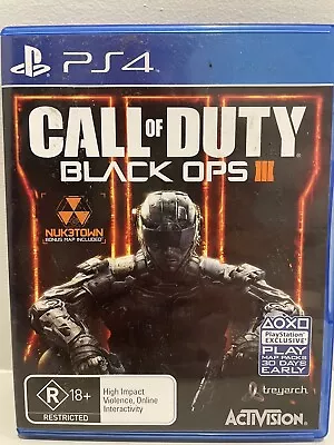 Call Of Duty Black Ops 3 PS4 • $20