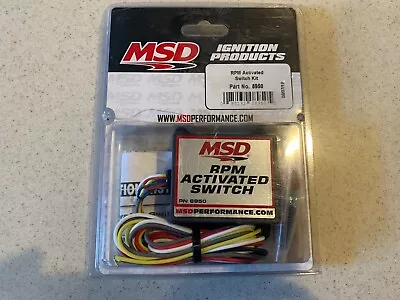 NOS MSD RPM Activated Switch Kit Part #8950 NEW High Performance Muscle Car • $154.99