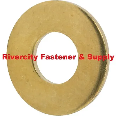 7/16 Brass Flat Washers 7/16  Inch Washer 7/16 X OD:  1-1/8 Washers • $6.88