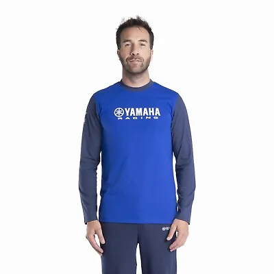 Genuine Yamaha 2024 Paddock Blue Racing Men's Long Sleeve Top • £38