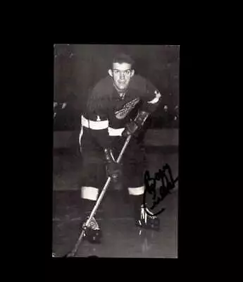 Barry Cullen Signed JD McCarthy Vintage Postcard 1950`s 60`s Detroit Red Wings A • $17