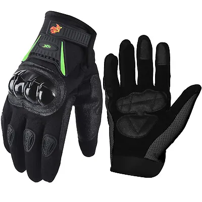 Motorcycle Power Sports ATV Motocross Dirt Bike Street Bike Gloves Green/Black • $13.95