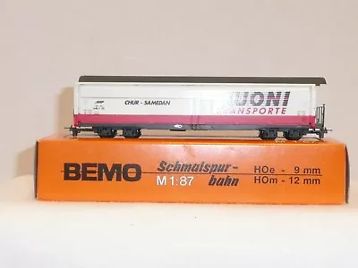 Bemo/Wabu HOm 2278 106  Kuoni Transporte  Box Car. NIB. • $66.99