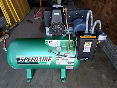 $400 • Buy Speedair Portable Air Compressor 5Z697A 4/4 HP, @90PSI MAX, 3PH