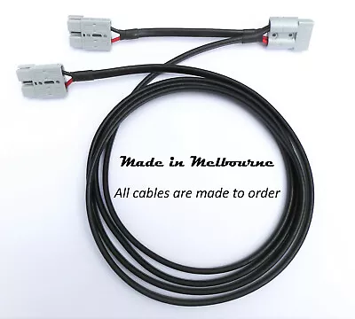 $30 • Buy 1m 50 Amp Anderson Plug Extension Lead With Double Adaptor 6mm Automotive Cable