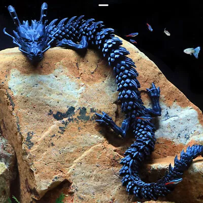 $13.59 • Buy Chinese Dragon Aquarium Fish Tank Landscape Ornaments Crafts DIY Decor Supplies^