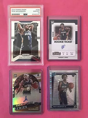 Pelicans Lot Zion Williamson Prizm PSA 10 Alvarado Jones Auto Murphy III Pulsar • $0.99