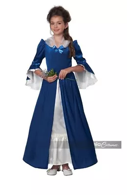 Colonial Dress - Martha Washington - Hamilton - Costume - Child - 2 Sizes • $39.99