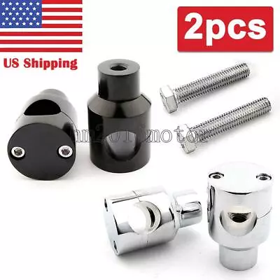 $32.99 • Buy 1'' Handlebar Risers Bar Kit Mount Clamps For Yamaha V-star XVS 650 950 1100 130