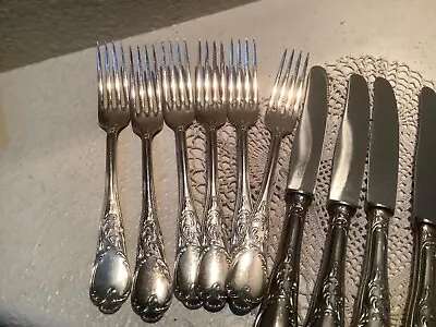 18 Pc Vtg Oka Rostfrei Flatwear Knives Forks Spoons Euc • $151.61