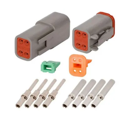 Deutsch Dt Series Multi Plug Waterproof Connector 4 Way Pin Kit • £8.89