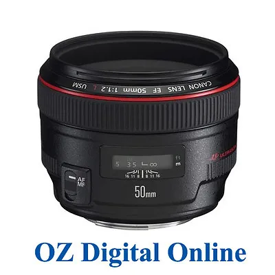 Canon EF 50mm F/1.2 L USM 50 F1.2 L USM +1 Year Au Wty • $1889