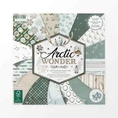 CLEARANCE First Edition FSC 8x8 Christmas Paper Pad - Arctic Christmas New • £4.50