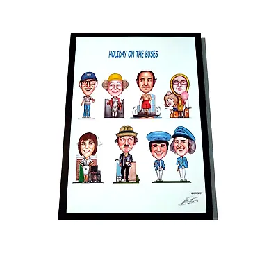 Holiday On The Buses Cartoon Portrait • £12