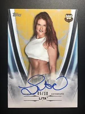 $199.99 • Buy 2020 WWE Undisputed Lita Gold Autograph /10 Auto