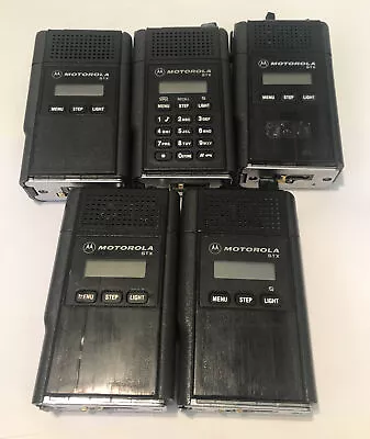 MOTOROLA STX 800 MHZ Lot- 5 Radios H35STE5170 H35WKA5170 No Batt. Untested • $75