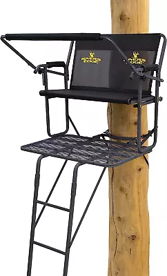 Rivers Edge® Twoplex™ 2-Man Ladder Stand 17’1” Height Flip-Up Teartuff™ Mesh B • $474.74