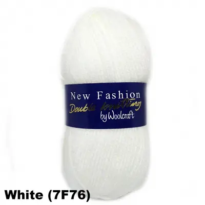£16 • Buy 10 Ball Pack Of Woolcraft New Fashion / Quality DK 100g DK Knitting/Crochet Yarn